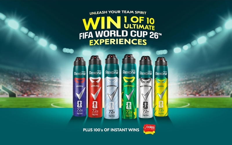 Rexona Coles FIFA World Cup 2026 instant win Australia